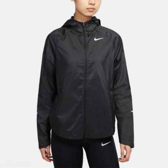 (WMNS) Nike AS W NK Run DVN ESSNTL Jacket Black DA1071-010