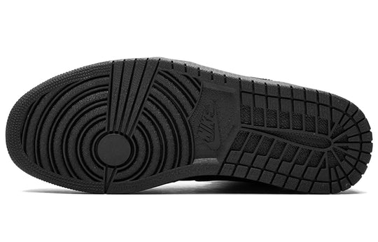Air Jordan 1 Mid 'Black White' 554724-034 Retro Basketball Shoes  -  KICKS CREW