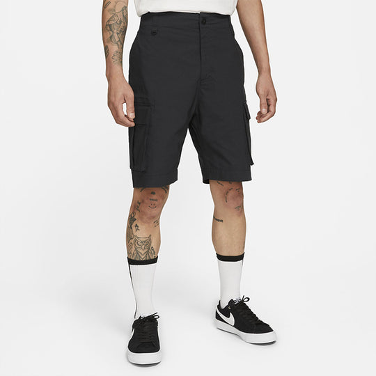 Nike SB Skateboard Cargo Casual Shorts Black CV4741-010 - KICKS CREW