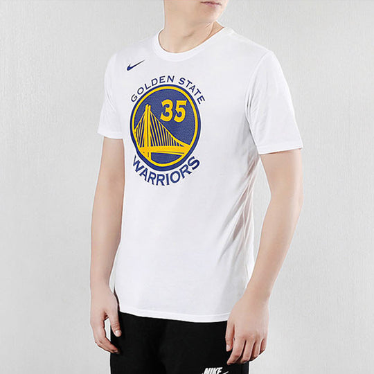 Nike Dri-Fit Golden State Warriors NBA Short Sleeve Kevin Durant White 870775-103