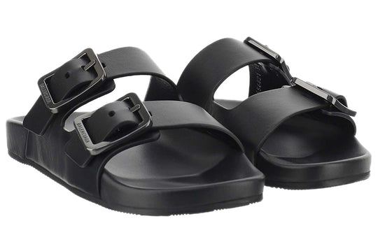 (WMNS) Balenciaga Mallorca Minimalistic Casual Outdoor Black Slippers 656821WA2M61010