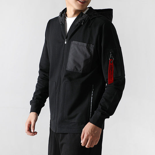 adidas neo Woven Training Long Sleeves Jacket Black DM4226