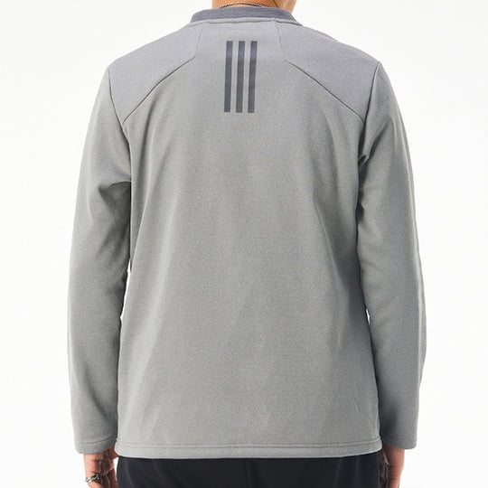 adidas Fleece Lined Stay Warm Casual Running Sports Gray GV3514