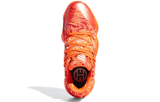 adidas Harden Vol. 4 Shoe - Men's Basketball Scarlet/White/Solar