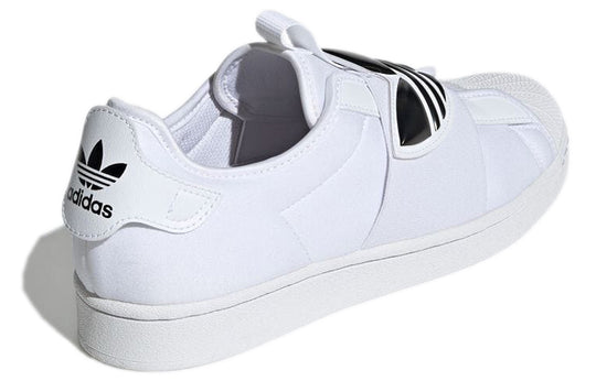 adidas originals Unisex SS Slip-On Fashion Logo Sneakers White/Black GX1229