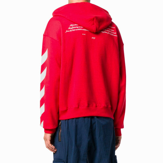 Off-White c/o Virgil Abloh Men's Red Sweater Red OMBB037F181920112030