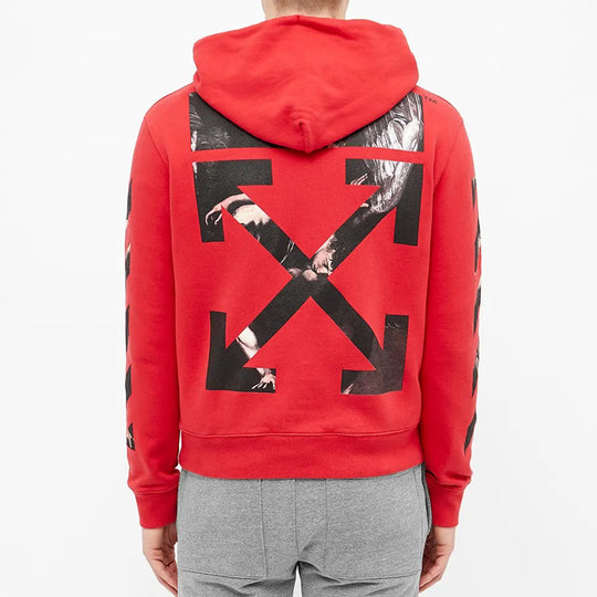 Men's Off-White Painting Red OMBB034S20E300042088