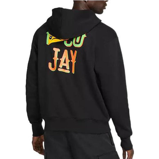 Men's Air Jordan x Tatum TACO JAY Crossover Alphabet Logo Pattern Pullover Black DV5534-010