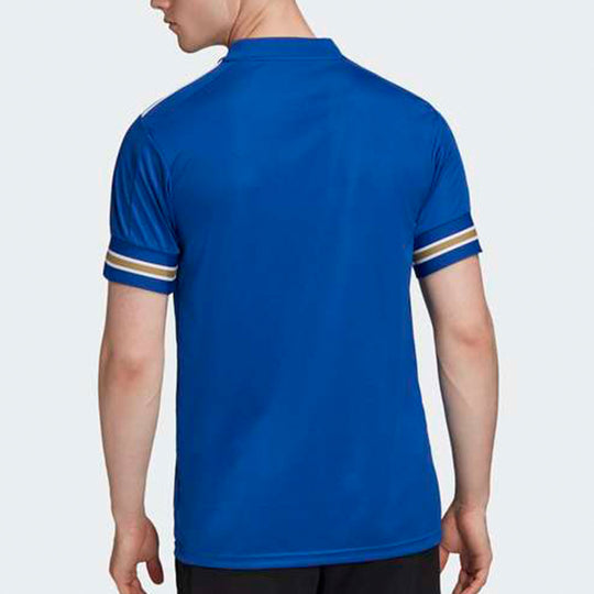 Men's adidas Home Fan Edition Short Sleeve Blue T-Shirt EK5571