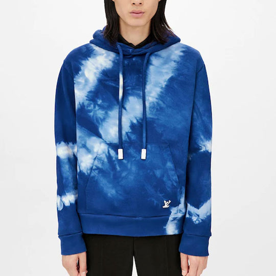 Louis Vuitton blue Embroidered Logo Sweatshirt