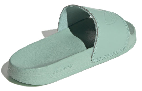 adidas originals Adilette Lite Lightweight Cozy Casual Green Slippers GX8894