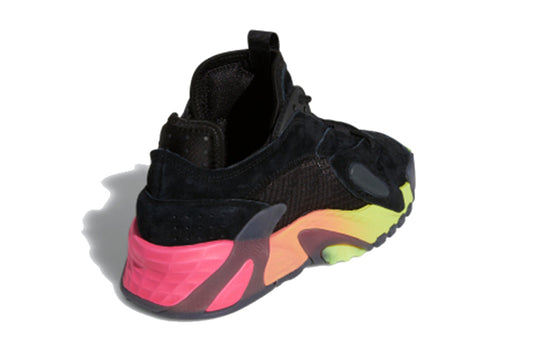 (GS) adidas Streetball J 'Black Yellow Pink' EF9606