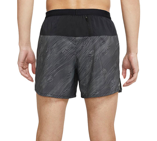 Nike Flex Stride 5 Trail Dri-FIT Pattern Running Shorts Black Red Blackred CQ7950-010