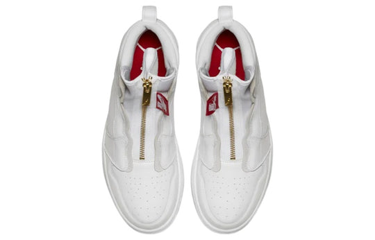 (WMNS) Air Jordan 1 Retro High Zip 'White' AQ3742-116 Retro Basketball Shoes  -  KICKS CREW