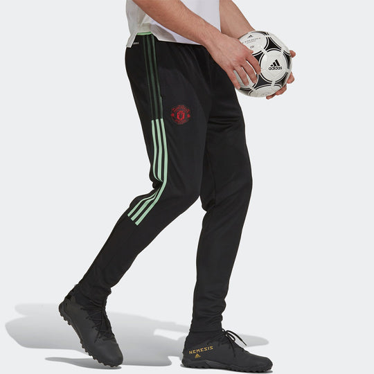 adidas Side Stripe Logo Sports Pants Black GK9430 - KICKS CREW