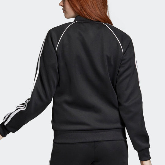 (WMNS) adidas originals SST TT Sports Long Sleeves Jacket Black CE2392