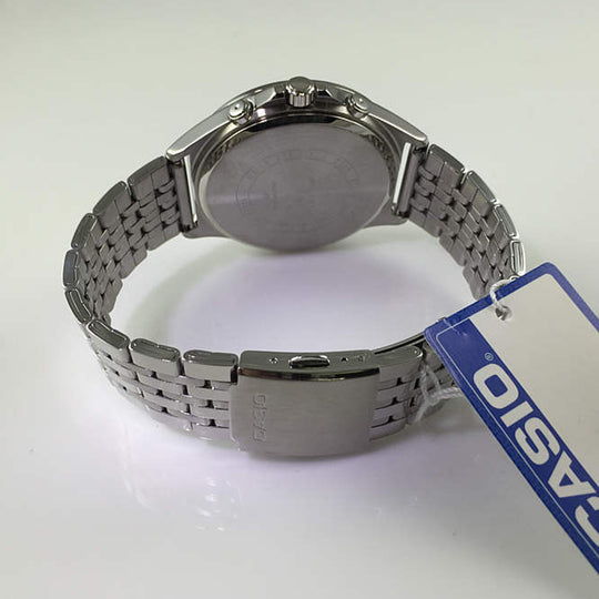 Casio Edifice Waterproof Quartz Analog Watch 'Silver Gold' MTP-E303D-7AVDF