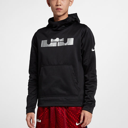 Nike LeBron James Basketball Fleece Lined hooded Pullover Sports Black AQ8318-010