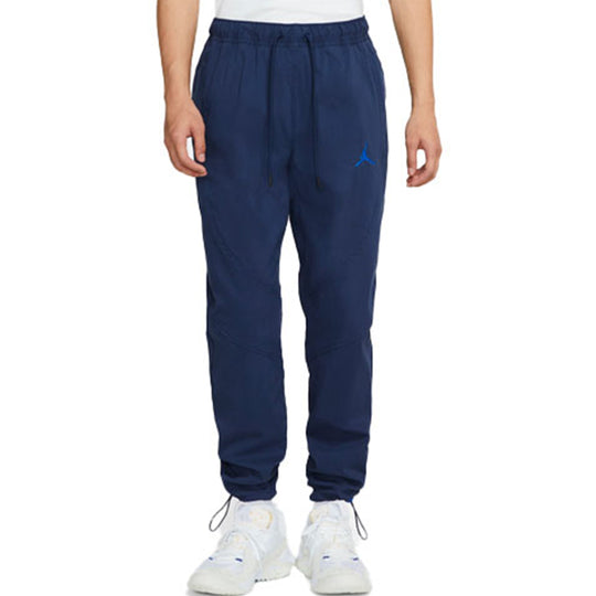 Men's Air Jordan Essential Basketball Training Sports Woven Long Pants/Trousers Deep Navy Blue DA9835-410