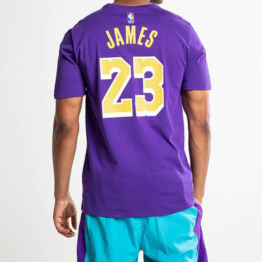 Nike Lebron James Jersey Lakers NBA Purple AR4887-557