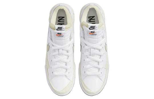 Nike Blazer Low x Sacai 'White Patent' DM6443-100 - KICKS CREW