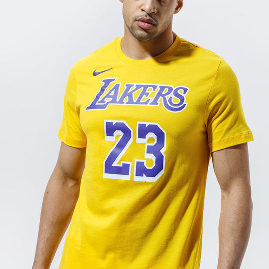 Men's Nike NBA Lakers Lebron James No. 23 Basketball Sports Short Slee -  KICKS CREW