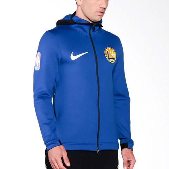 Nike THERMA FLEX SHOWTIME NBA Warrior Jacket Player Edition Blue 89984 -  KICKS CREW