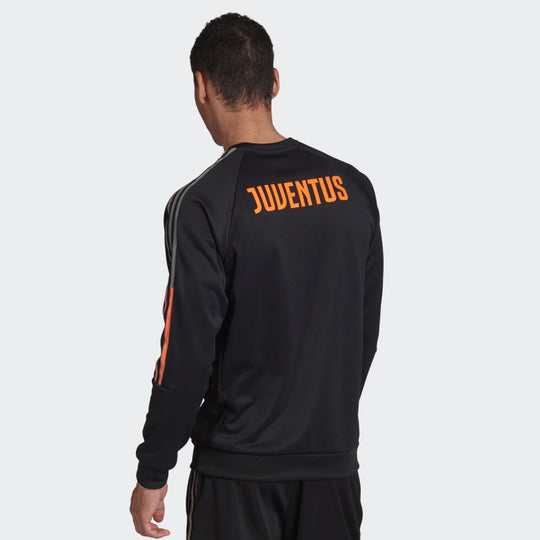 adidas Juve Travel Swt Juventus Soccer/Football Sports Pullover Black FR4208