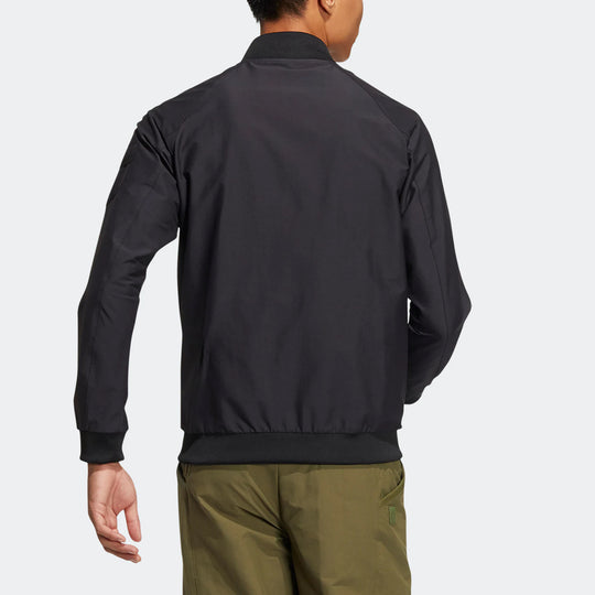 adidas Gt Fz Ls Jk Golf Sports Jacket Black H64637