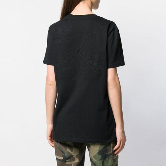 (WMNS) OFF-WHITE 'Leaves Arrows Casual' Short Sleeve Normal Fit OWAA049R19B070441010