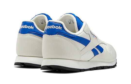 Reebok Classic Leather Running Shoes K White/Blue EG5734