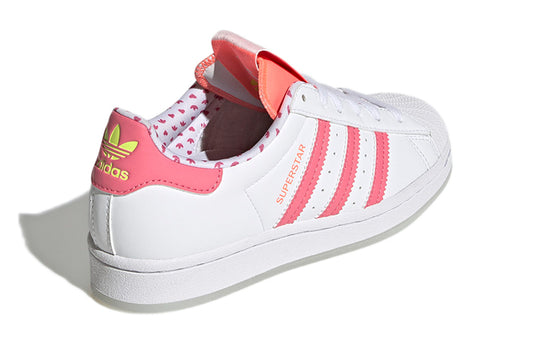 (GS) adidas Superstar Shell Toe J 'Valentine's Day White Pink' GY3336