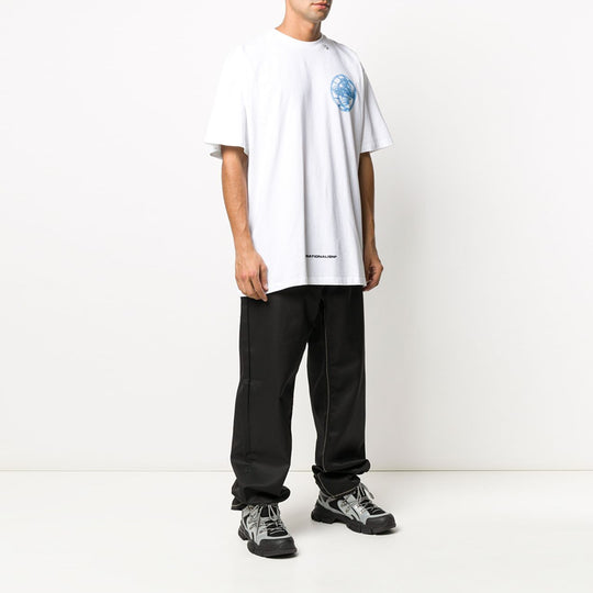 Off-White 3D Off Printing Casual Short Sleeve White OMAA038R201850030188