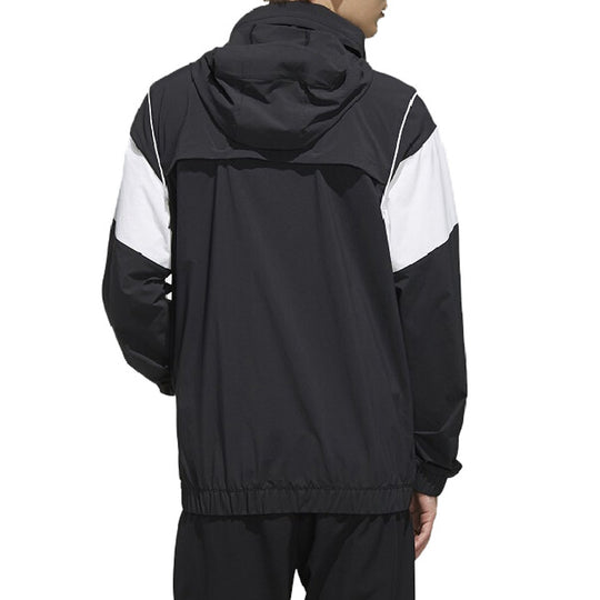 Men's adidas neo Jacket Hooded Black EI4498