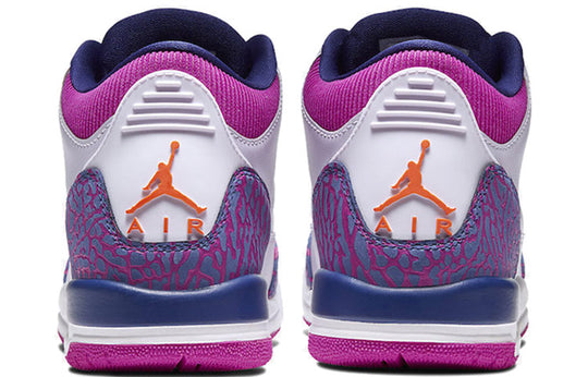 (GS) Air Jordan 3 Retro 'Barely Grape' 441140-500 Retro Basketball Shoes  -  KICKS CREW