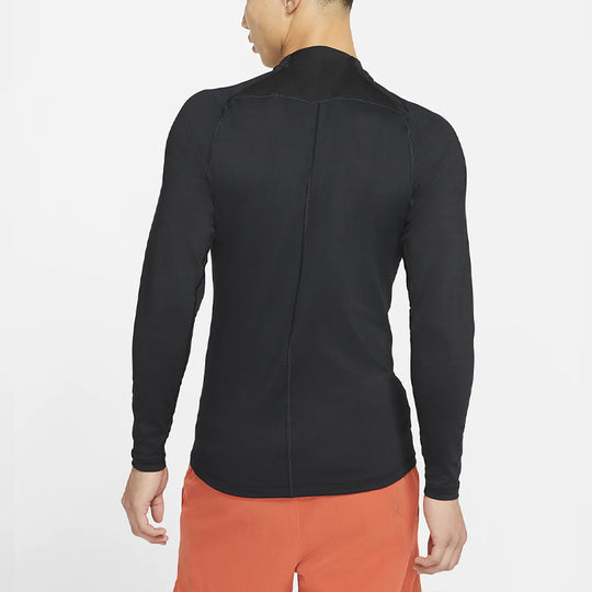 Nike Dri-FIT Pro Sports Training Slim Fit Long Sleeves Gym Clothes Black CU4971-010