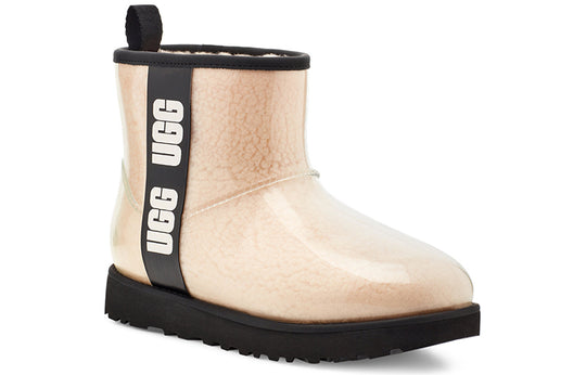 (WMNS) UGG CLASSIC CLEAR MINI Snow boots 'Black' 1113190-NBLC