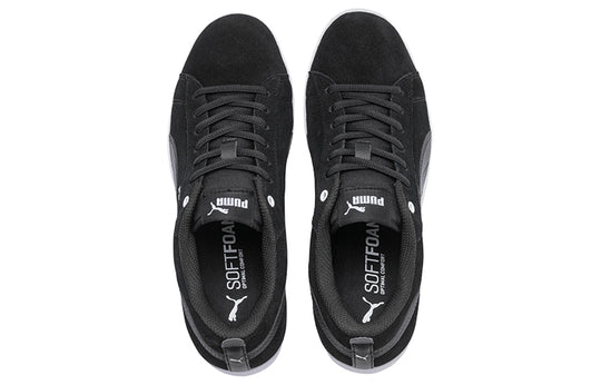 (WMNS) PUMA Smash v2 SD Black/White Low Casual Board Shoes 365313-01