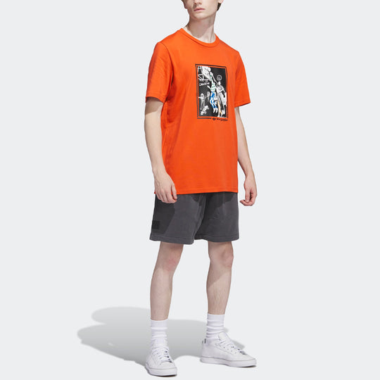 adidas Originals Graphic Shmoofoil Tee 'Orange' HS3046