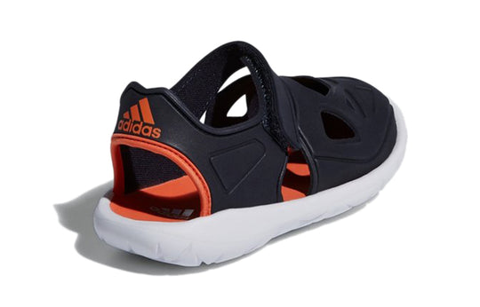 (PS) adidas Fortaswim 2 C Black Sandals 'Black White' G54065