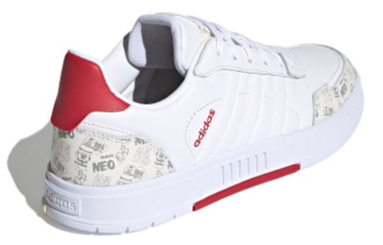 adidas neo Courtmaster 'White Gray Red' G55077