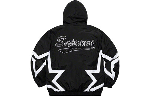 Supreme Stars Puffy Jacket Black L