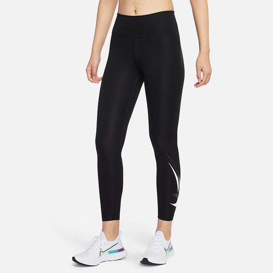 (WMNS) Nike Mid Waist Running Tight Sports Training Gym Pants/Trousers ...