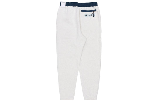 Air Jordan Essentials Mountainside Casual Sports Lacing Printing Long Pants 'White' DC9721-141