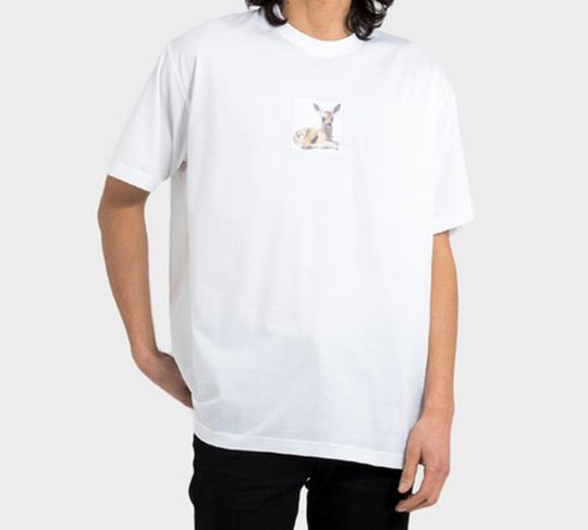 Burberry Deer-Printed Cotton White 8022370-A1464