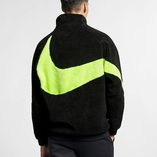 Nike Big Swoosh Double Sided Jacket polar fleece Japan limited Black (Asia Sizing) BQ6546-017