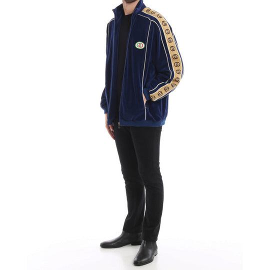 Gucci Chenille Oversize Jacket 'Dark Blue' 575583-XJA6U-4541