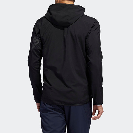 adidas Sports hooded Long Sleeves Jacket Black EA2807 - KICKS CREW