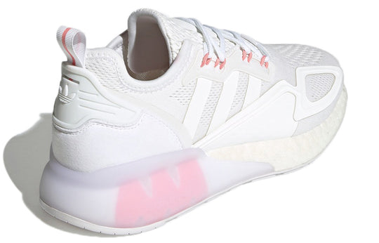 (WMNS) adidas ZX 2K Boost 'Footwear White Pink' GW0751