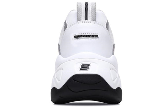 Skechers D Lites 3.0 Low Top Running Shoes White/Gray 999878-WLGY